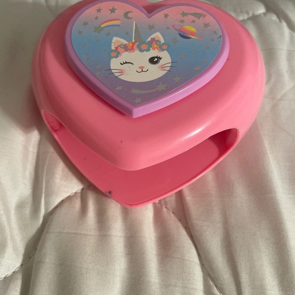 Unicorn kitty nail dryer